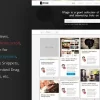 1Page Masonry WordPress News / interesting links 4.5 GPL Theme