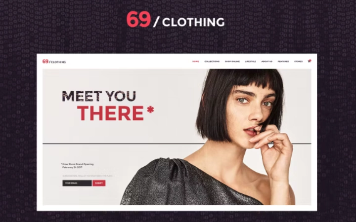 69 Clothing Fashion Boutique WordPress Theme 1.2.9 GPL Theme