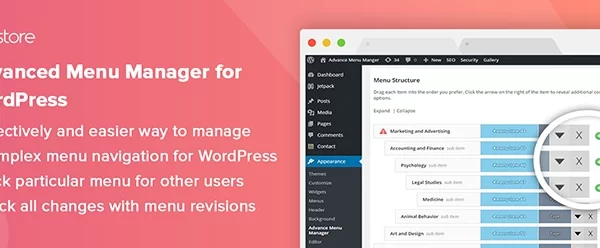 Advance Menu Manager for WordPress [Thedotstore] 3.0.6 GPL Plugins