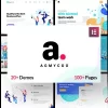Agmycoo Isometric Startup Creative Digital Agency WordPress Theme 2.3 GPL Theme