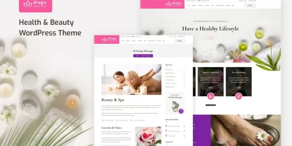 Alagu Beauty Salon WordPress Theme 1.0 GPL Theme