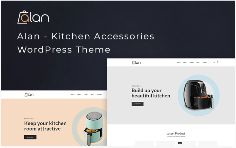 Alan – Kitchen Accessories WooCommerce Theme 1.0.0 GPL Theme