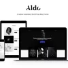 Aldo Modern Personal Blog WordPress Theme 1.0.5 GPL Theme