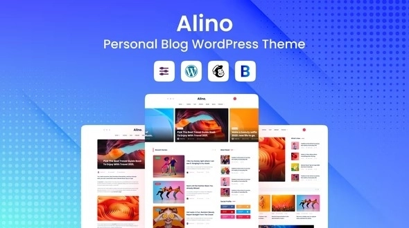 Alino Personal Blog WordPress Theme 1.0 GPL Theme