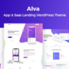 Alva- WordPress Theme For Saas Product 1.1 GPL Theme