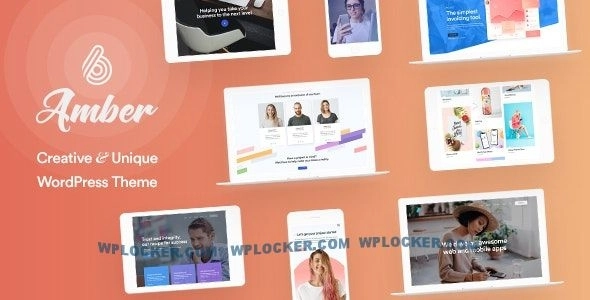 Amber Six | Creative and Multipurpose WordPress Theme 1.18 GPL Theme