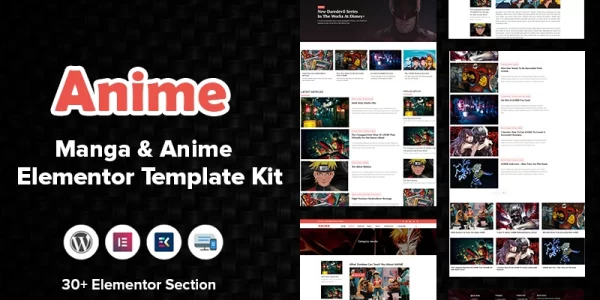 Anime : Magazine Blog WordPress Theme 1.4 GPL Theme