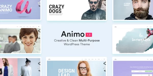 Animo – Creative Clean Multi-Purpose WordPress T 1.3 GPL Theme