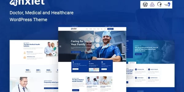 Anxiet Doctor, Medical and Healthcare WordPress Theme 1.0.0 GPL Theme