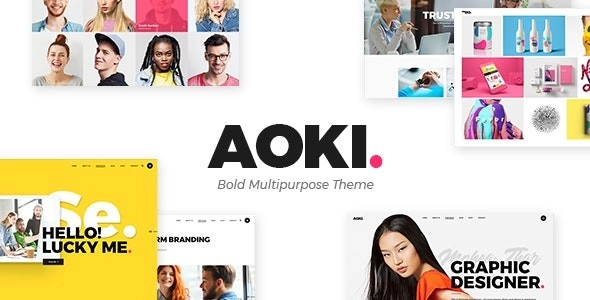 Aoki Creative Design Agency Theme 1.6.1 GPL Theme