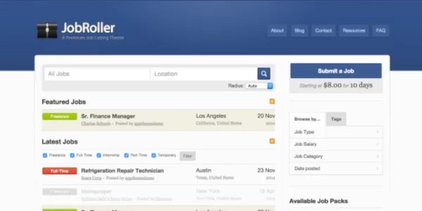 AppThemes JobRoller 1.9.4 GPL Theme