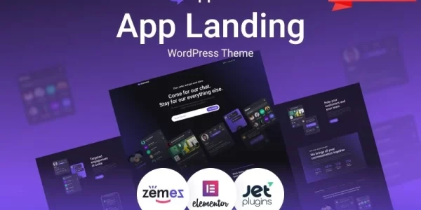 Appwave Innovative and Stylish App Landing Page WordPress Theme 1.0.0 GPL Theme