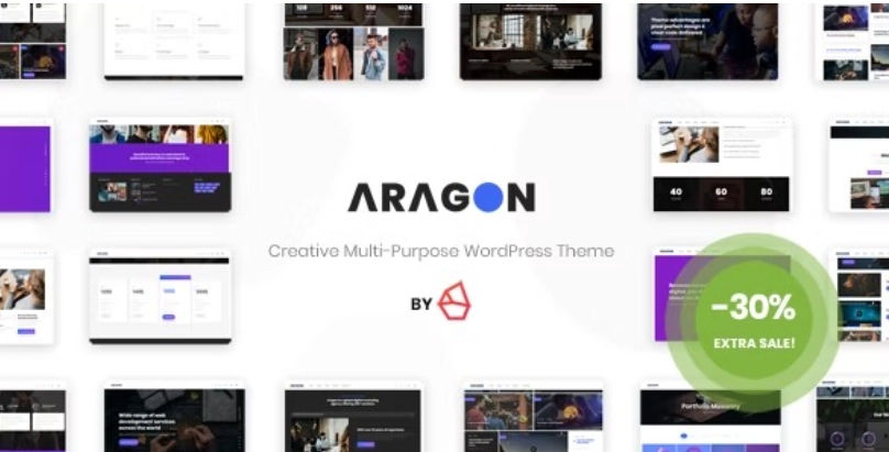 Aragon Creative Multi-Purpose WordPress Theme 3.0 GPL Theme