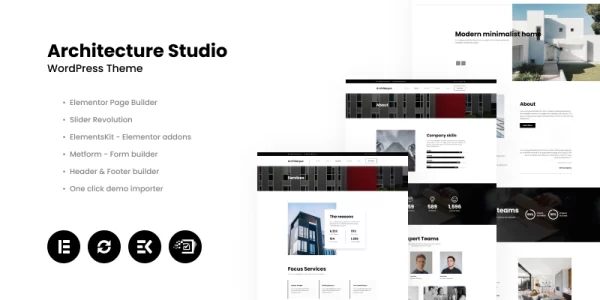 Architeque Architecture Studio WordPress Theme 1.0.2 GPL Theme
