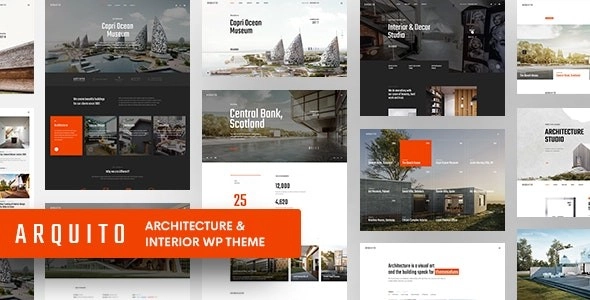 Arquito 3D Architecture Interior WordPress Theme 1.0.0 GPL Theme