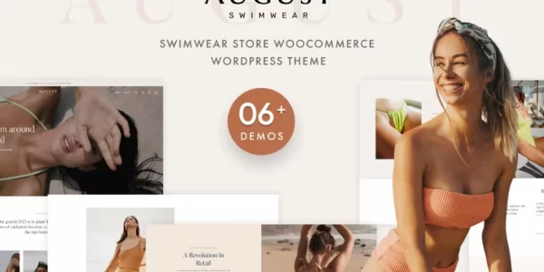 August Swimwear WooCommerce WordPress Theme 1.0.11 GPL Theme