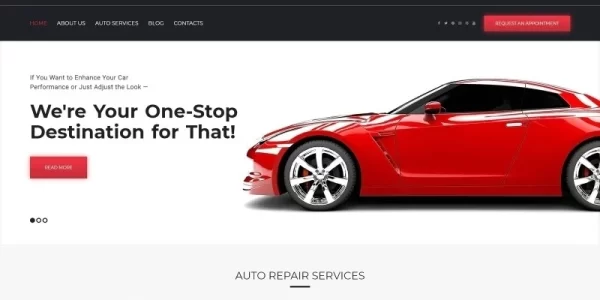 AutoTune Car Tuning WordPress Theme 1.0.0 GPL Theme