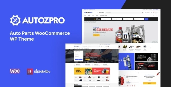 Autozpro Auto Parts WooCommerce WordPress Theme 1.0.6 GPL Theme