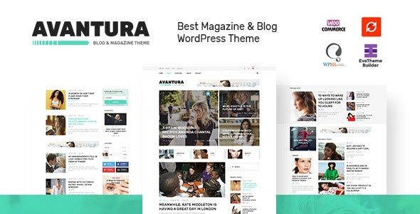 Avantura Magazine Blog WordPress Theme 1.4 GPL Theme