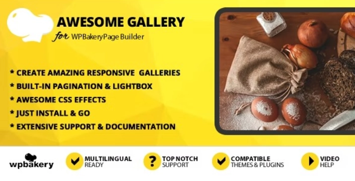 Awesome Gallery Addon for WPBakery Page Builder 2.2.3 GPL Plugins