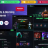 Bame eSports and Gaming WordPress Theme 1.0.0 GPL Theme
