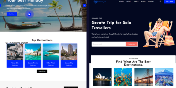 Bamon -­ Travel/Tour Booking Responsive WordPress Theme 1.0.0 GPL Theme
