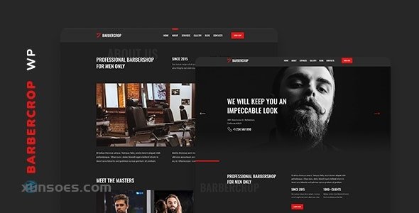 Barbercrop – Hairdressing WordPress Theme 1.0 GPL Theme