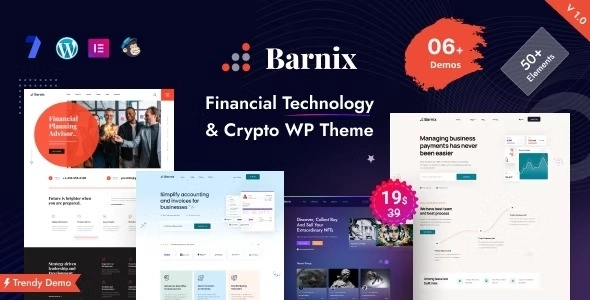 Barnix Finance Consulting 1.0.1 GPL Theme