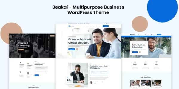 Beakai Multipurpose Business WordPress Theme 1.1.4 GPL Theme