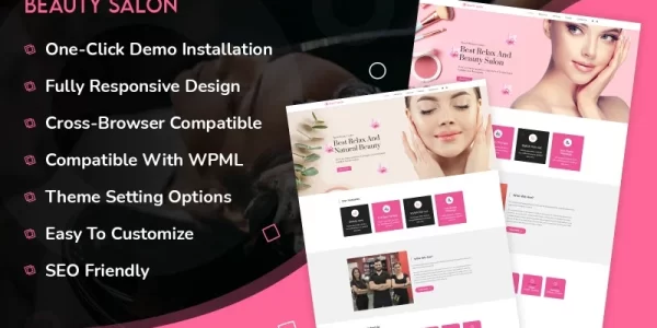 Beauty Salon Multipurpose WordPress Theme 1.0.0 GPL Theme