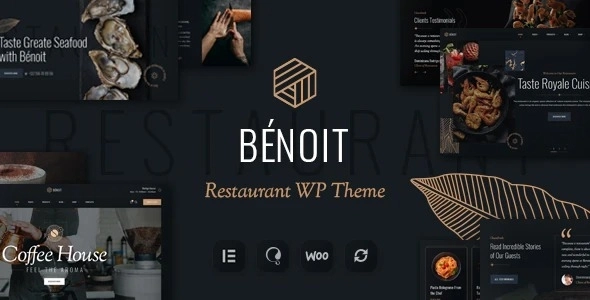 Benoit Restaurants Cafes WordPress Theme 1.1.4 GPL Theme