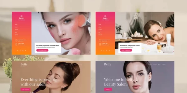 Betty Beauty Salon WordPress Theme 1.0 GPL Theme