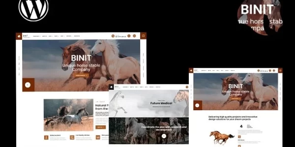 Binit Equestrian Horse Riding School WordPress Theme 1.0.0 GPL Theme