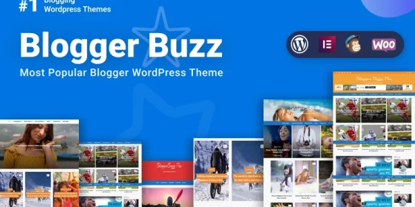 Blogger Buzz Free Magazine and WordPress Template WordPress Theme 1.0.0 GPL Theme