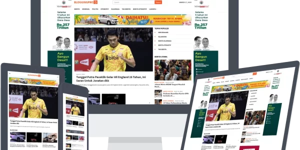 Bloggingpro Blog News WordPress Theme 1.3.3 GPL Theme