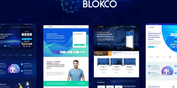 Blokco ICO, Cryptocurrency Consulting WP Theme 2.4 GPL Theme