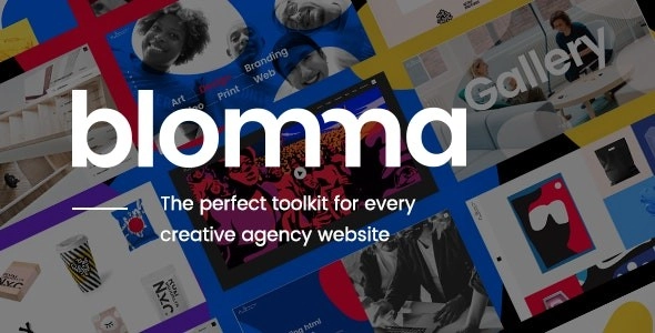 Blomma Creative Agency Portfolio Theme 1.5 GPL Theme