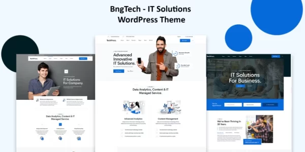 BngTech IT Solutions WordPress Theme 1.0.5 GPL Theme