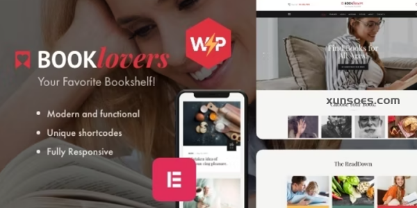 Booklovers Publishing House Book Store WordPress Theme + RTL 2.13 GPL Theme