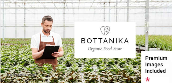 Bottanika Organic Food Store 1.1 GPL Theme