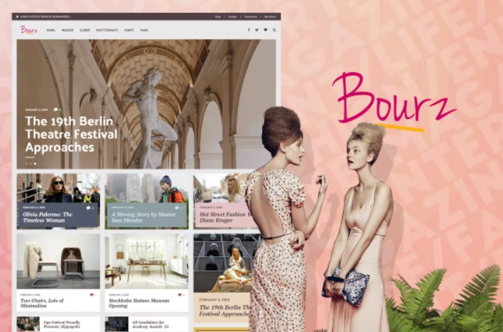 Bourz Life Entertainment Magazine Blog Theme 7.0.6 GPL Theme