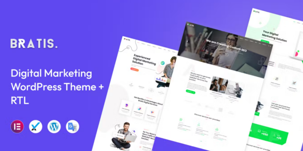 Bratis Digital Marketing WordPress Theme 3.0.1 GPL Theme