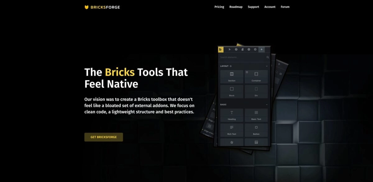 Bricksforge – The Bricks Tools That Feel Native 2.2.5 GPL Plugins