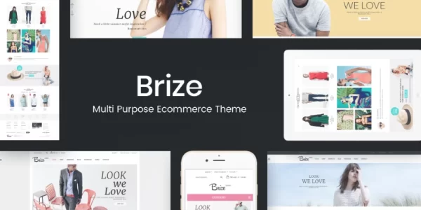 Brize Responsive WooCommerce Fashion Theme 1.3.6 GPL Theme