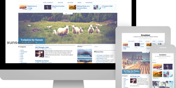 Broadsheet Theme 1.15.2 GPL Theme