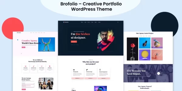 Brofolio – Creative Portfolio WordPress Theme 1.0.1 GPL Theme