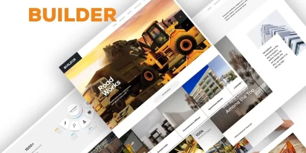 Builder Building and Construction WordPress theme WordPress Theme 2.1.0 GPL Theme
