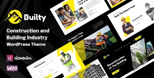 Builty Construction WordPress Theme 1.1.4 GPL Theme