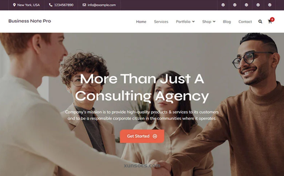 Business Note Pro – Elementor Business WordPress Theme 1.0 GPL Theme