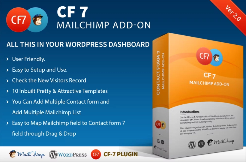 CF7 7 Mailchimp Add-on 2.2 GPL Plugins